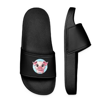 Happy Piggy - Women’s Pool Sliders - black - Front