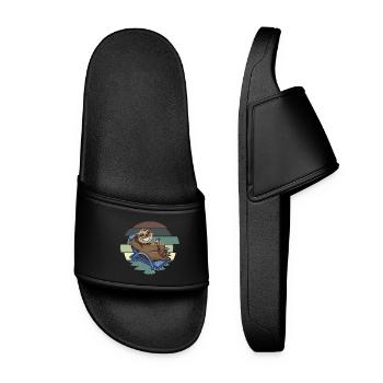 Sloth - Women’s Pool Sliders - black - Front