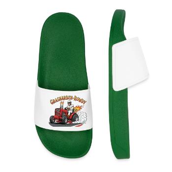 Grass Sow Hooligan - Women’s Pool Sliders - dark green - Front