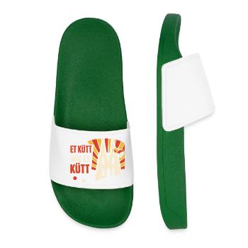 Carnival Cologne Alaaf Gift Funny - Women’s Pool Sliders - dark green - Front