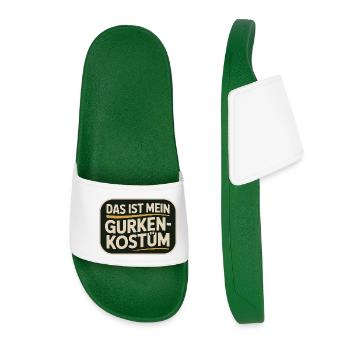 Cucumber This Is My Cucumber Costume Carnival Carnival - Women’s Pool Sliders - dark green - Front