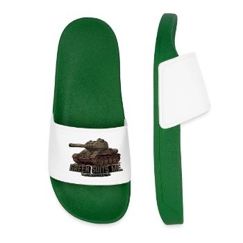 Char T-34 – Me convient vert - Claquettes Femme - vert foncé - Devant