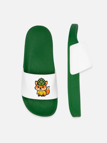 Renard bourgeon - Claquettes Femme - vert foncé
