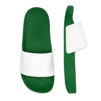 T-Shirt Humour Pharmacien Fierté du Métier - Claquettes Femme - vert foncé - Devant