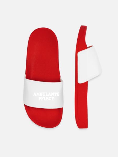 ambulante pflege - Frauen Badelatschen - Rot