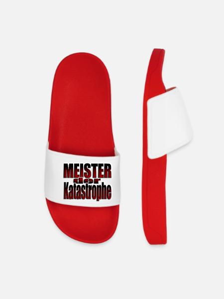 Meister der Katastrophe - Frauen Badelatschen - Rot