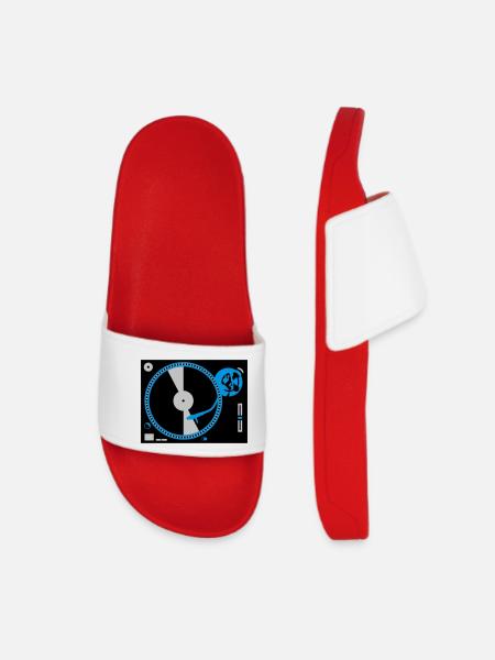 turntables - Women’s Pool Sliders - red