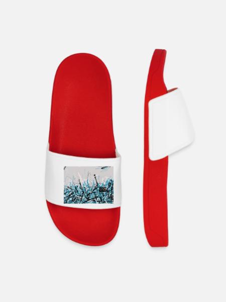 Tag Without a Name - Women’s Pool Sliders - red
