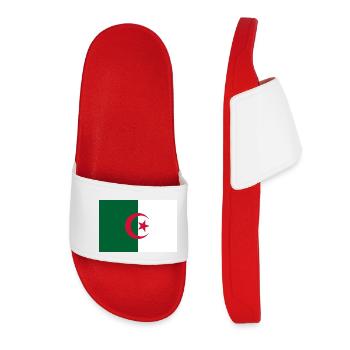 Aufkleber Flagge von Algerien Aufkleber Algerien Aufkleber - Frauen Badelatschen - Rot - Vorne