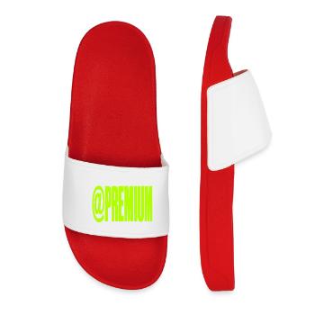 Premium @Symbool Neon Bold - Claquettes Femme - rouge - Devant