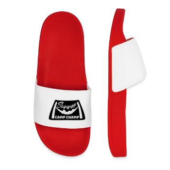 Summer Camp Champ Fun Kids Outdoor Adventure - Women’s Pool Sliders - red - Front