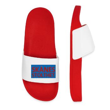 Skåne's Pride emblem - Women’s Pool Sliders - red - Front