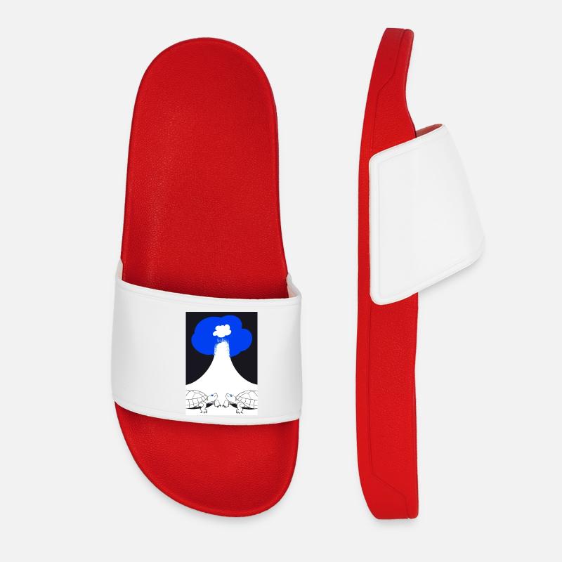 Cat's Cradle 1 - Women’s Pool Sliders - red