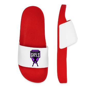 never_quiet_girls_united - Women’s Pool Sliders - red - Front