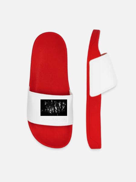 Save Our Nature Forest Silhouette - Women’s Pool Sliders - red