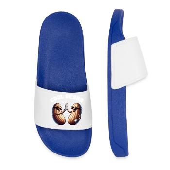 Haricots branchés high five - Claquettes Femme - bleu roi - Devant