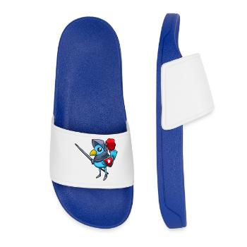 Chevalier chevalier - conception - Claquettes Femme - bleu roi - Devant
