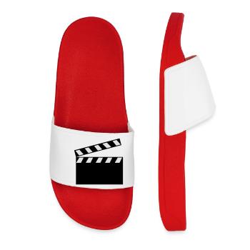 Clapper Board - Women’s Pool Sliders - red - Front
