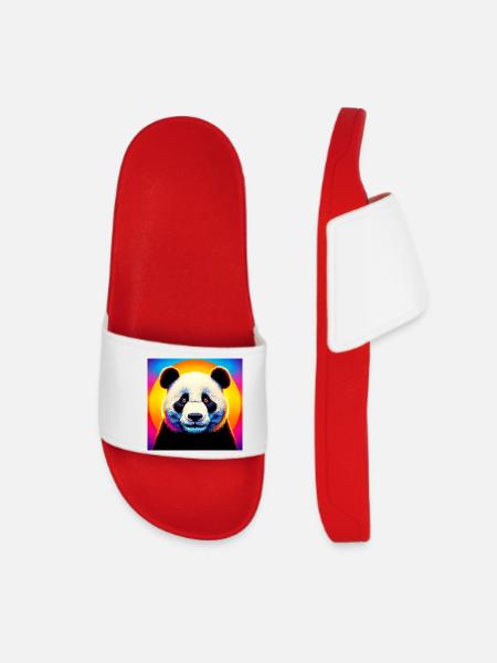 panda - Women’s Pool Sliders - red