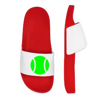 Balle de padel de tennis - Claquettes Femme - rouge - Devant