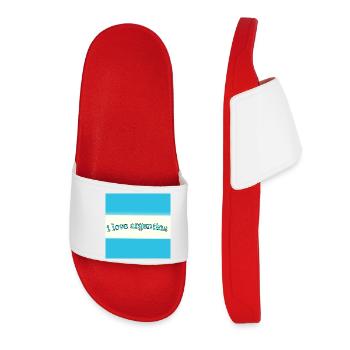 i love argentina - Women’s Pool Sliders - red - Front