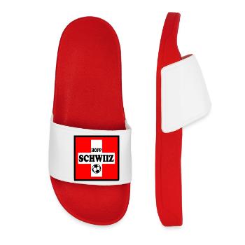 Switzerland - Women’s Pool Sliders - red - Front