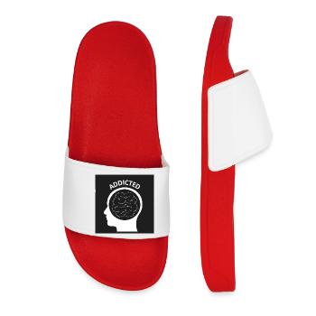 Addicted - Claquettes Femme - rouge - Devant