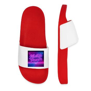 Pouvoir de la mi-vie - Claquettes Femme - rouge - Devant
