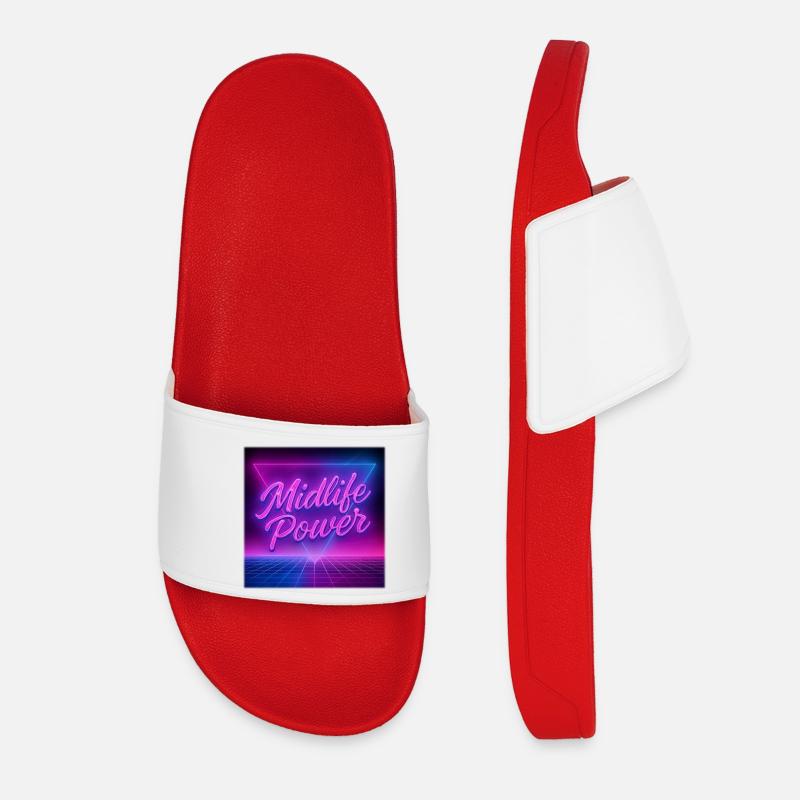 Midlife Power - Women’s Pool Sliders - red