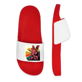 Evil Bunny Rampage - Women’s Pool Sliders - red - Front