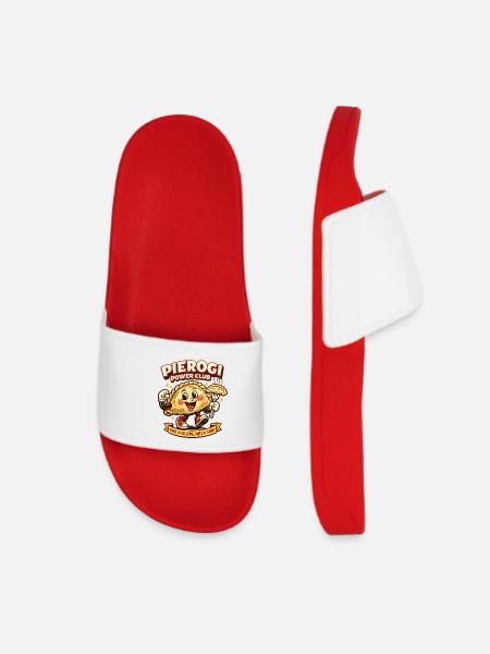Power Club Dumplings - Women’s Pool Sliders - red