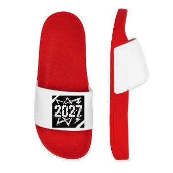 Flash Graphic année 2027 - Claquettes Femme - rouge - Devant