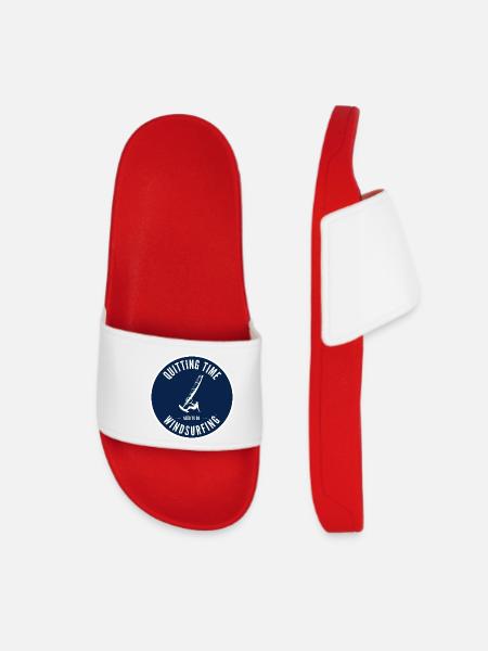 Quitting Time Windsurfing Emblem - Frauen Badelatschen - Rot