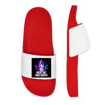 Magic Crystal: Light Shines Brighter - Women’s Pool Sliders - red - Front