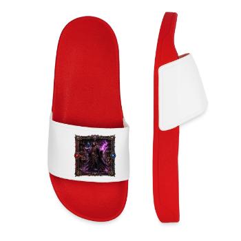 Warlock - Women’s Pool Sliders - red - Front