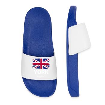York - Women’s Pool Sliders - royal blue - Front