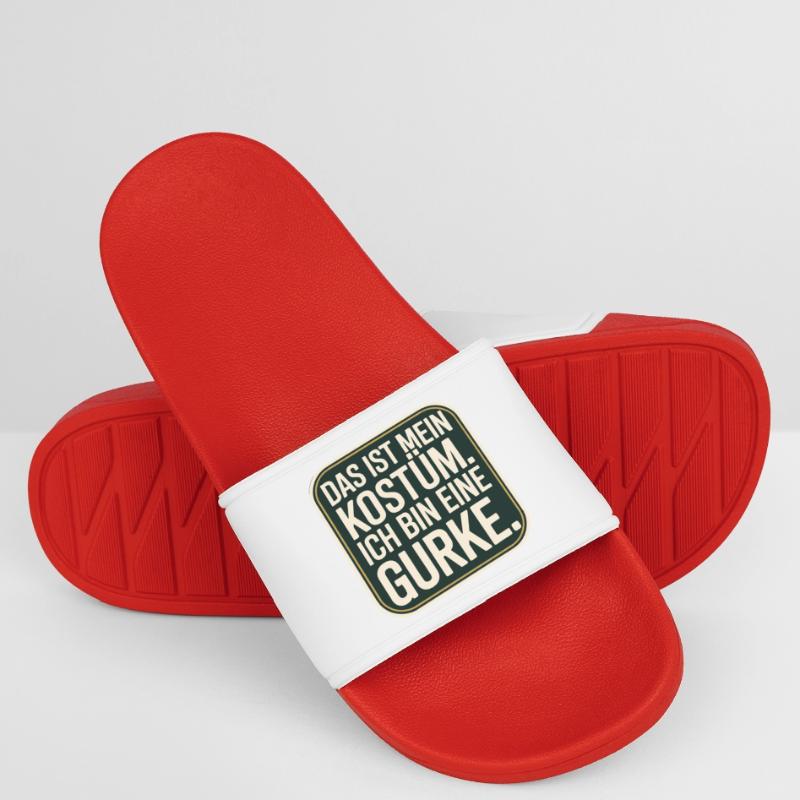 Concombre C’est mon concombre Costume Carnaval Carnaval Claquettes Femme