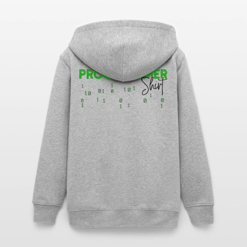 Programmer Developer Code Statement Scripting Teens Organic Zip-up Hoodie by Stanley/Stella