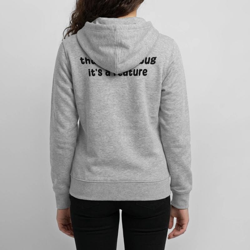 Developer Geek Bugs Code Computer Science Statement Teens Organic Zip-up Hoodie by Stanley/Stella