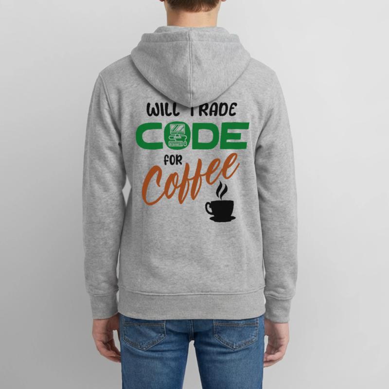 Développeur de déclaration de code Computerfreak Informatik Veste à capuche ado bio Stanley/Stella