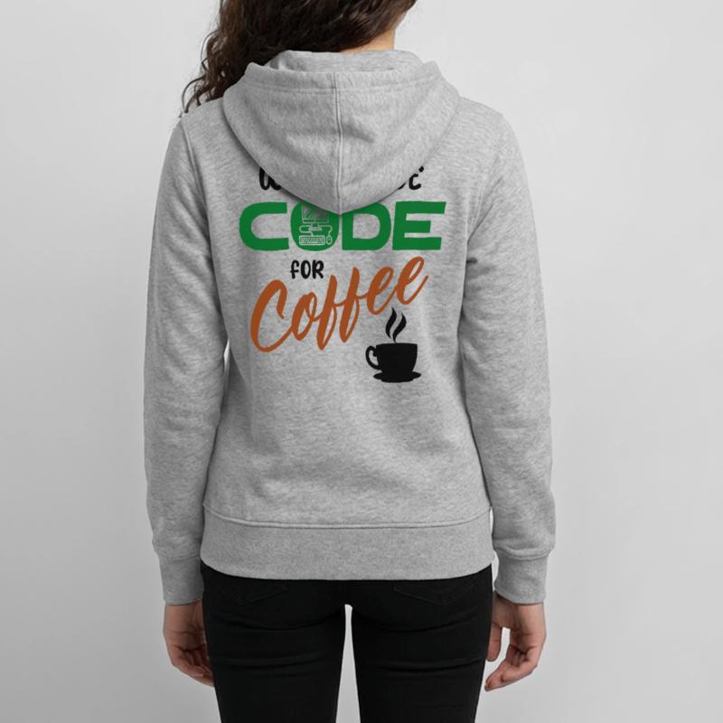 Développeur de déclaration de code Computerfreak Informatik Veste à capuche ado bio Stanley/Stella