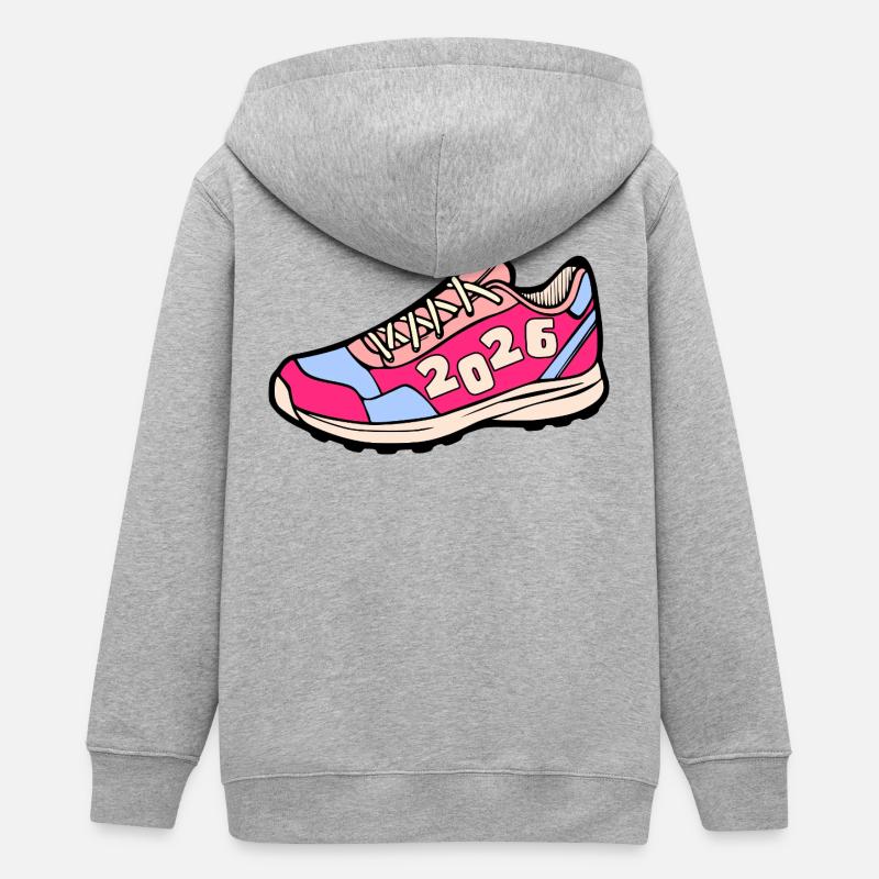 EN 2026 - Veste à capuche ado bio Stanley/Stella - gris chiné