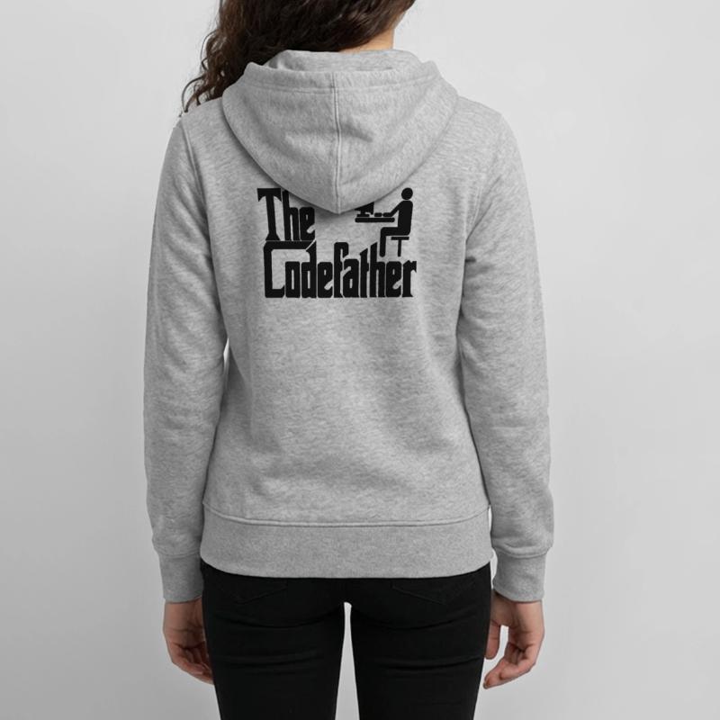 The Codefather Programmierer PC Coding Geschenk Teenager Organic Kapuzenjacke Mini Cultivator von Stanley/Stella