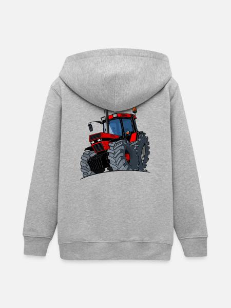 0856 Fall - Teenager Organic Kapuzenjacke Mini Cultivator von Stanley/Stella - Grau meliert
