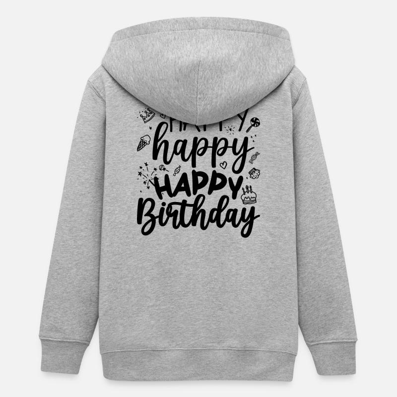 design indisponible - Veste à capuche ado bio Stanley/Stella - gris chiné