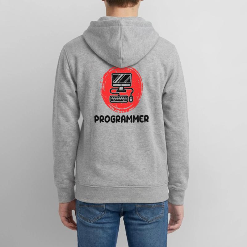 Computer Developer Programmierer Code Skripting Teenager Organic Kapuzenjacke Mini Cultivator von Stanley/Stella