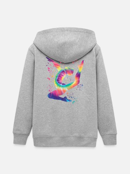 Turner Boden Kunstturnen - Teenager Organic Kapuzenjacke Mini Cultivator von Stanley/Stella - Grau meliert