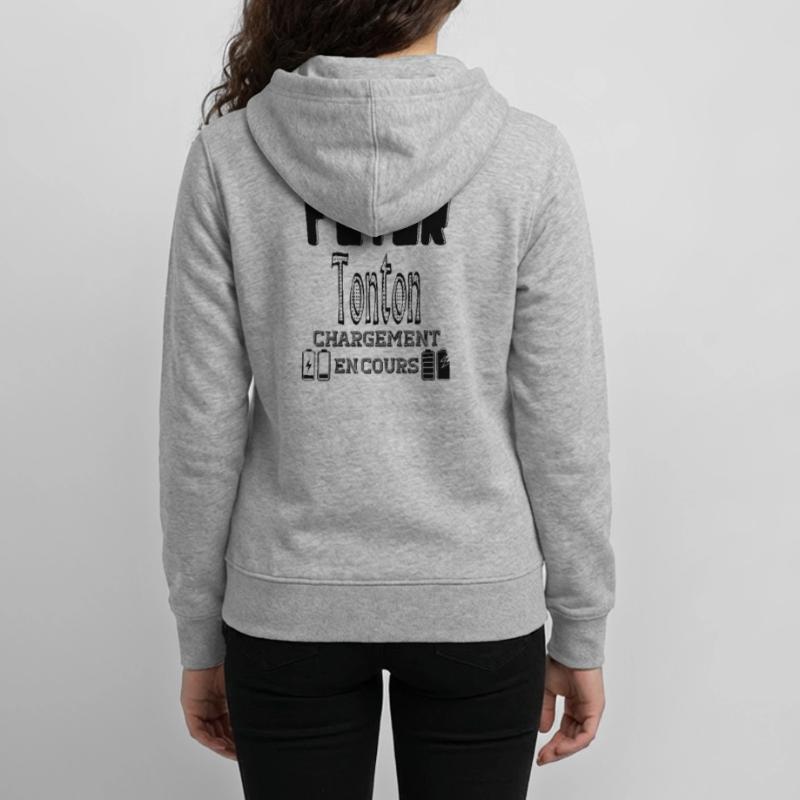 Future Uncle Loading In Progress Teens Organic Zip-up Hoodie by Stanley/Stella
