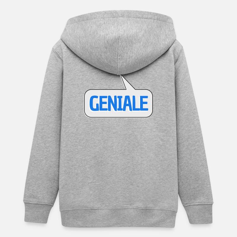 brillant - Veste à capuche ado bio Stanley/Stella - gris chiné