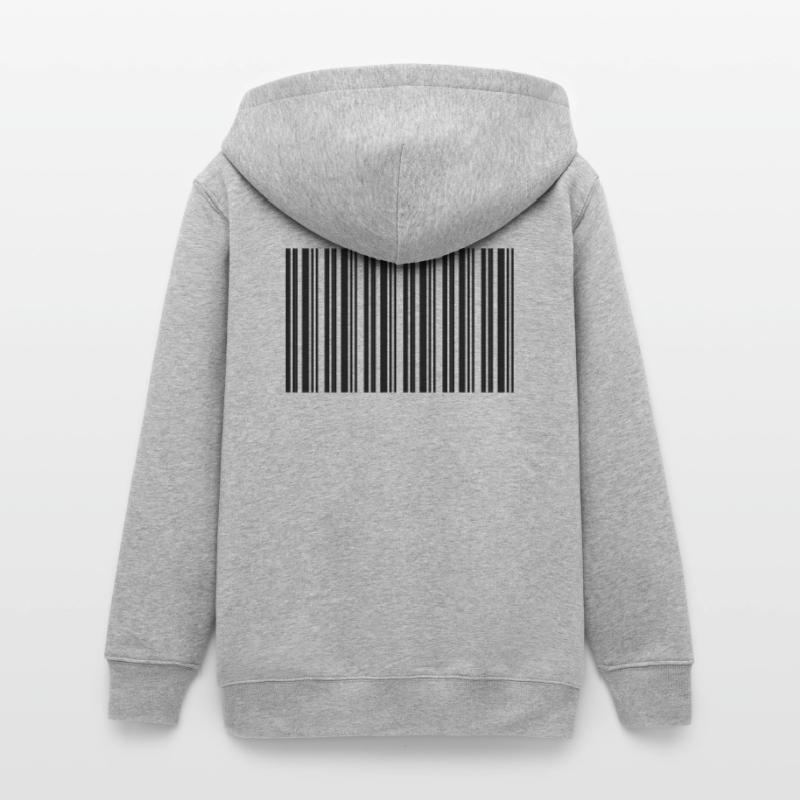 Barcode Strichcode Nerd IT Technik Design Teenager Organic Kapuzenjacke Mini Cultivator von Stanley/Stella